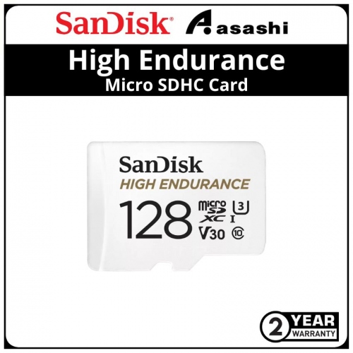 Sandisk (SDSQQNR-128G-GN6IA) 128GB UHS-I U3 V30 Class10 High Endurance Video Monitoring MicroSDXC Card - Up to 100MB/s Read Speed,40MB/s Write Speed